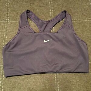 Purple Nike sports bra